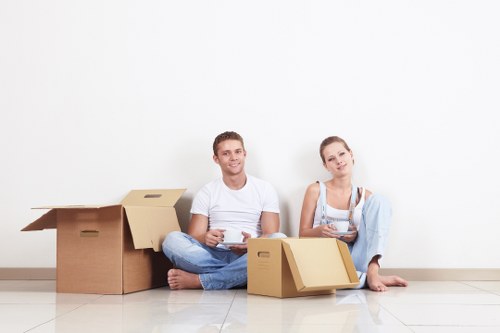 Careful furniture handling during a Stockwell move