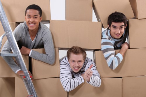 Moving van prepared for a Stockwell flat or house relocation