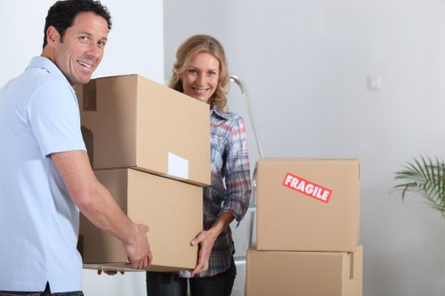 Preparation checklist for a removal van booking in Stockwell
